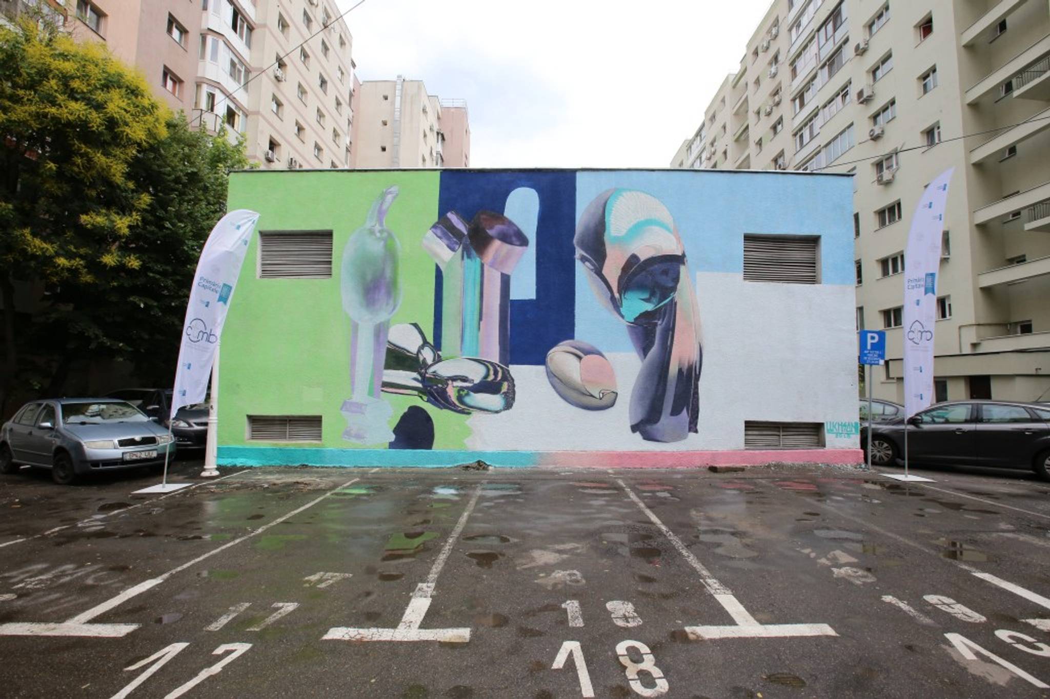 Ortaku, Luchian, OutlineStreetArt &mdash;Mademoiselle Pogány- Brancusi