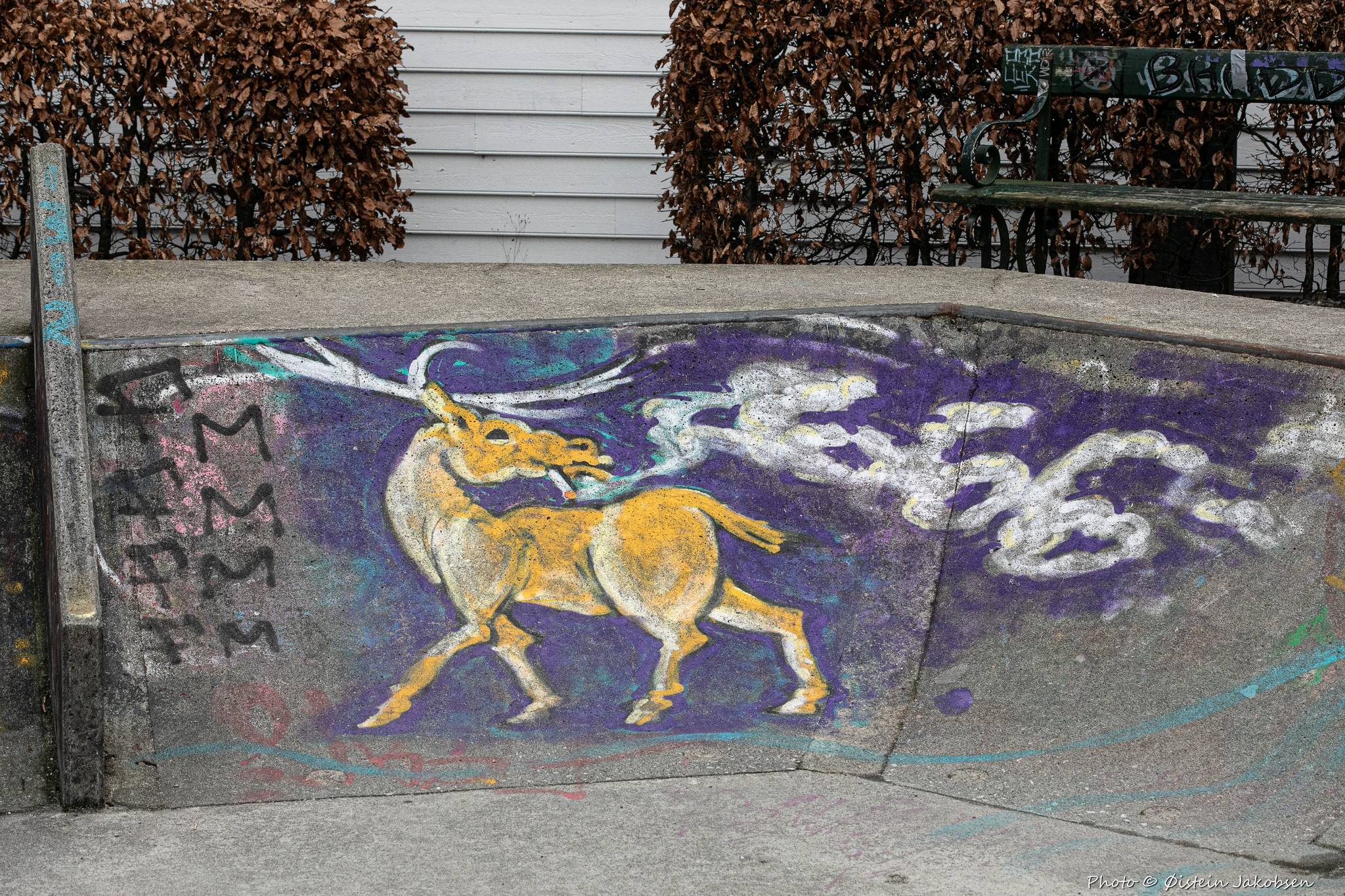 &mdash;Graffiti spot / Skating park