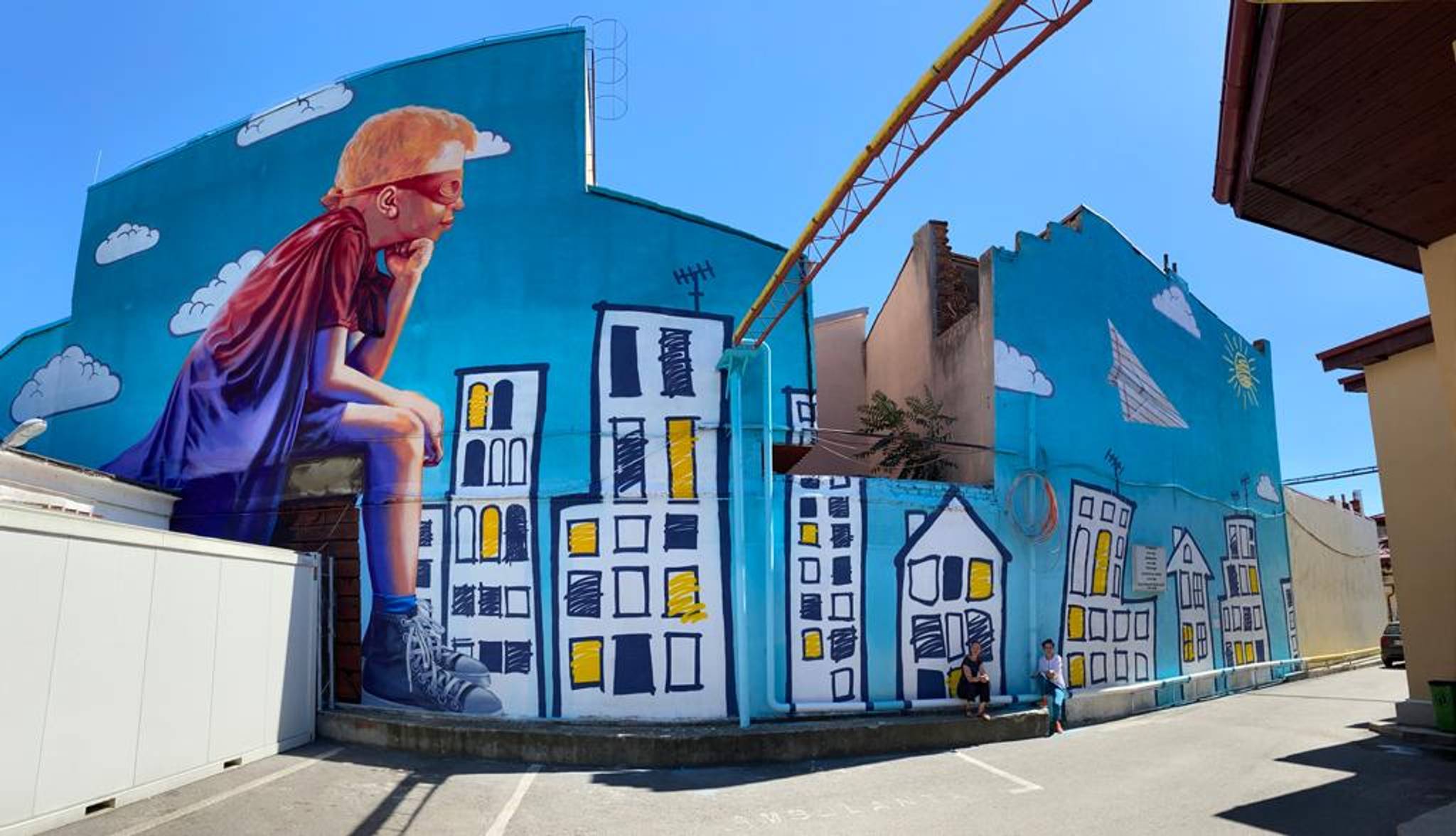 OutlineStreetArt , Sweet Damage Crew&mdash;SuperKID