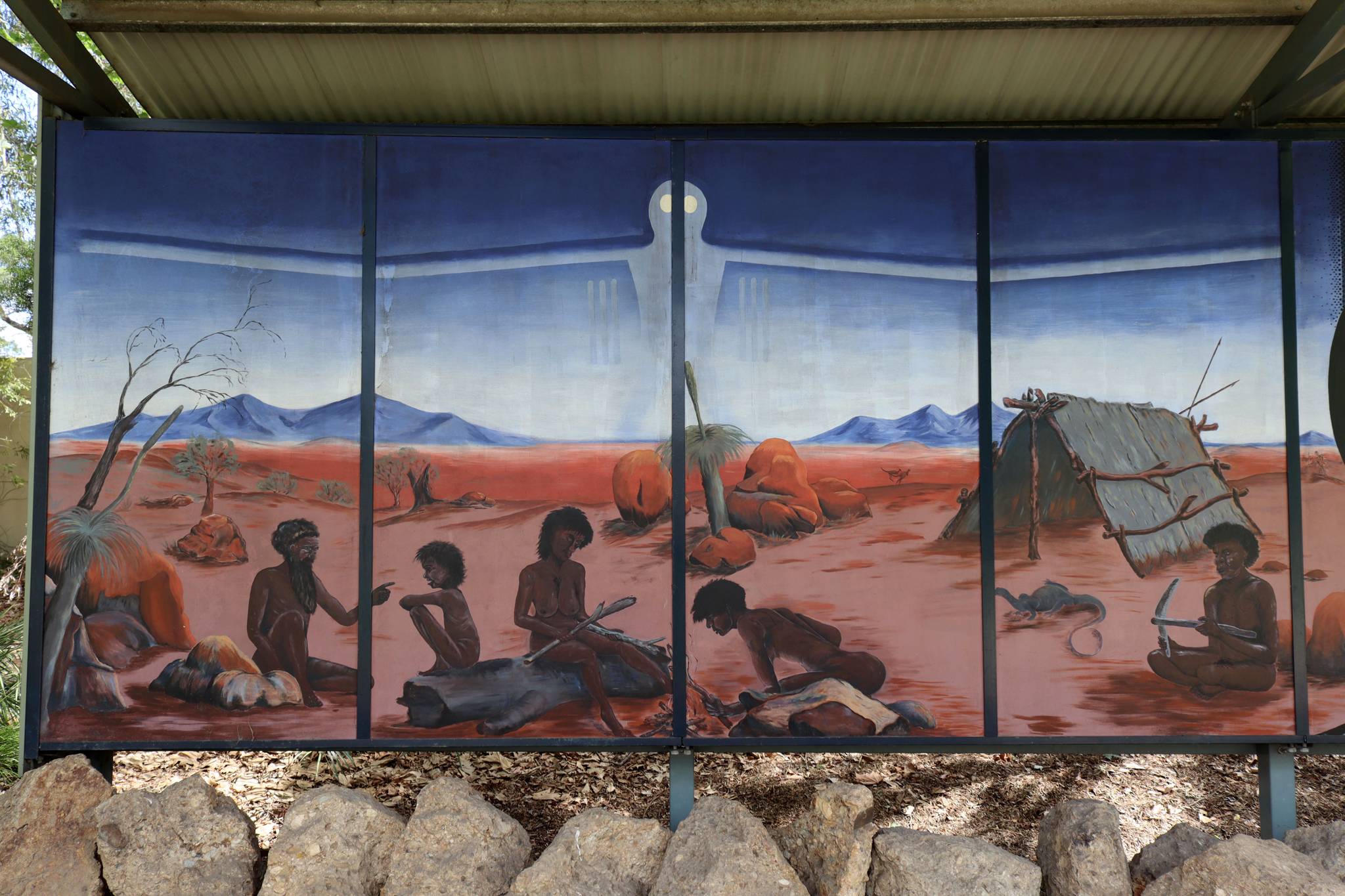 George Anderson, Les Elvin, Brad Franks, John Neville&mdash;Reconciliation Mural