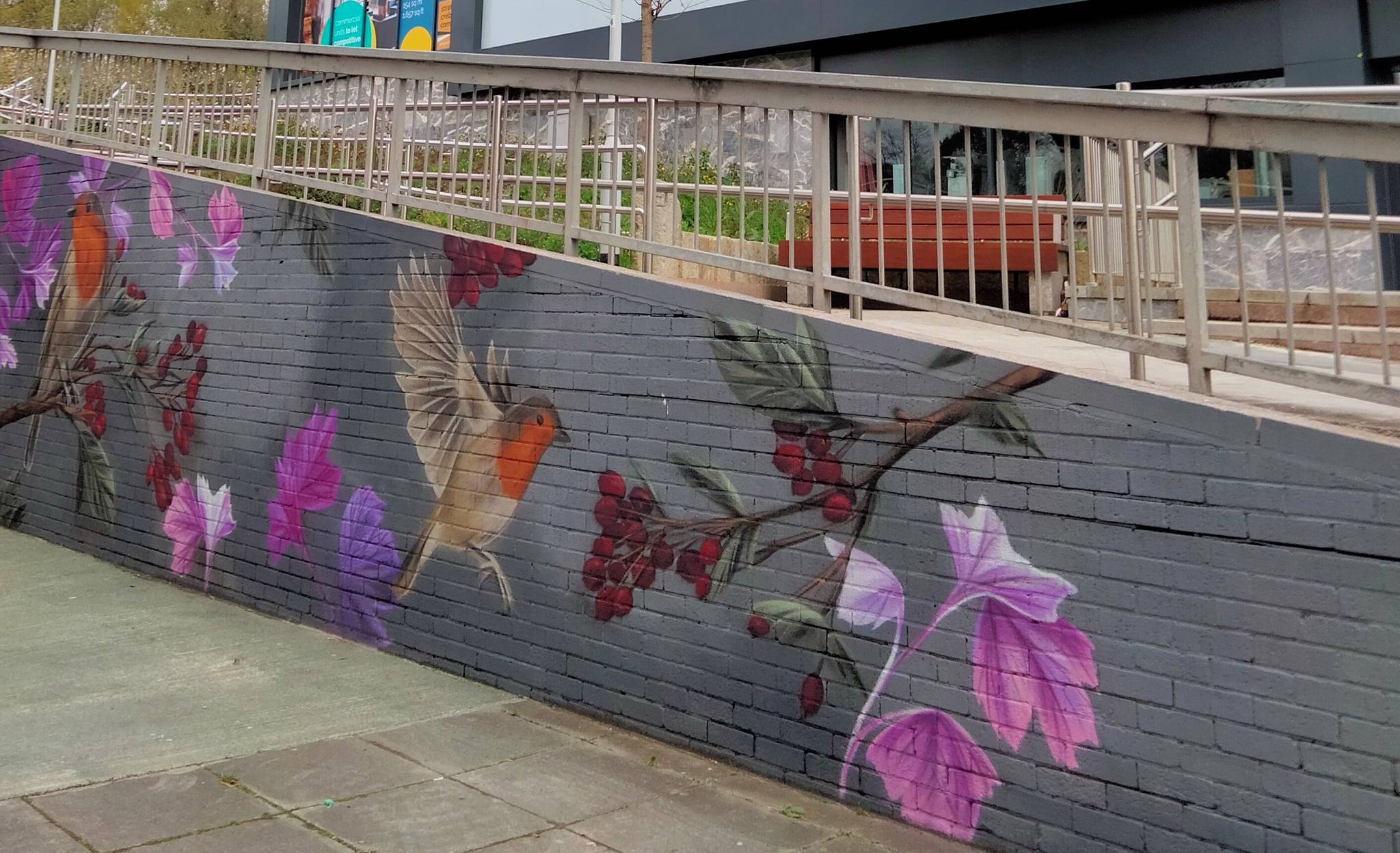 SpraySaint&mdash;Morley Court mural