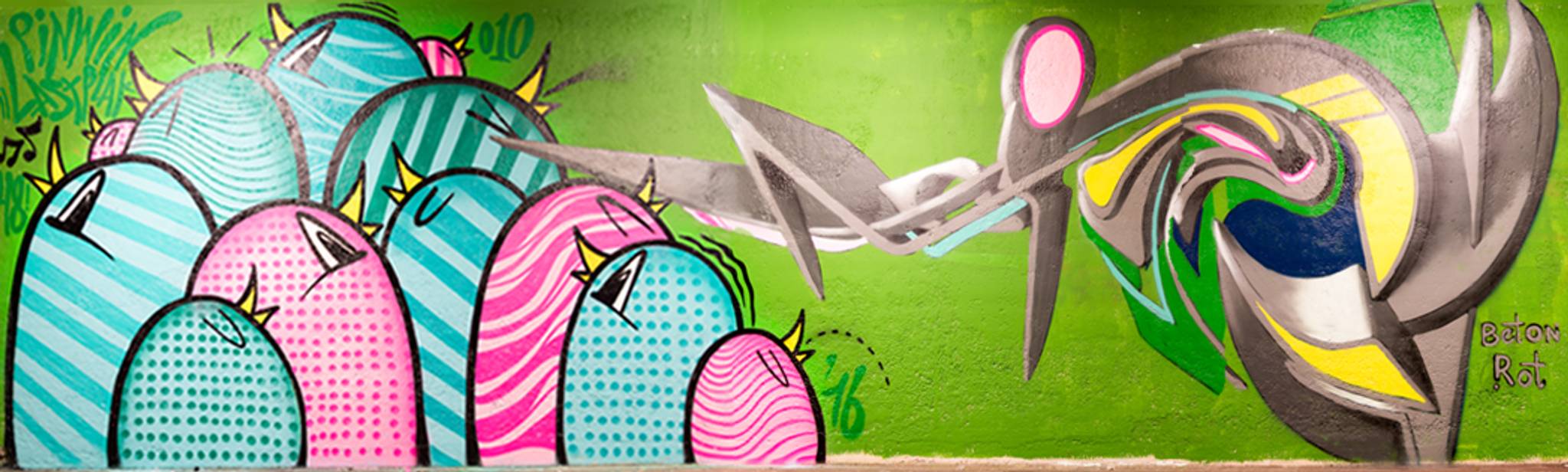 Sapo, Nash, TCK, Ives One, Trendkill Stencils&mdash;Bospoorttunnel