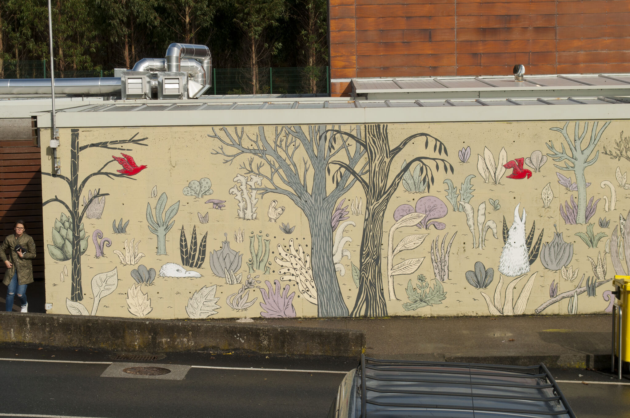 Minia Regos&mdash;Wall by MINIA REGOS for DESORDES CREATIVAS 2018 in Ordes (Galicia-Spain)